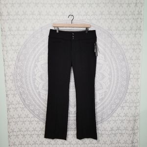 NWT Hollywould Bootlet Perfect Fit Pants 11 Black